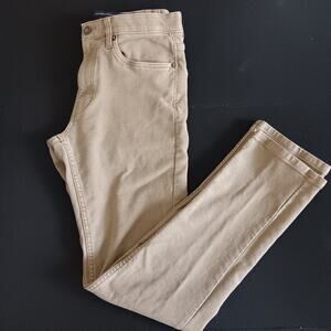 Jachs New York Men's 5 Pockets Skinny Fit‎ Stretch Fabric Pants Brown, 30x32